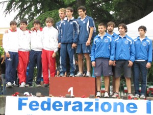 Il secondo posto del K4 junior