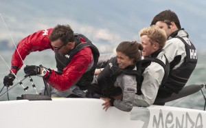 L&#39;equipaggio del Melges (foto R.Tebaldi)