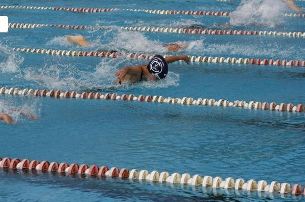 Un atleta della Cano in gara