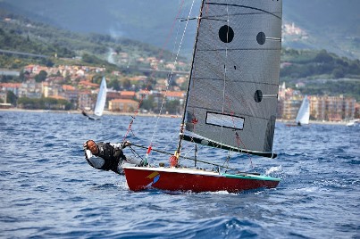 Luca Bonezzi in gara