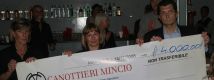 14 Dicembre 2008 - Telethon: consegnati alla ricerca 4000 euro