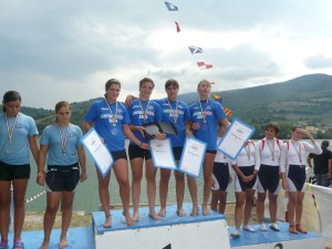 Il K4 Ceron, Zardi, Leskiv e Rebecchi