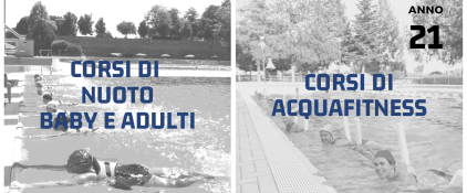 Corsi di nuoto e acquafitness 2021