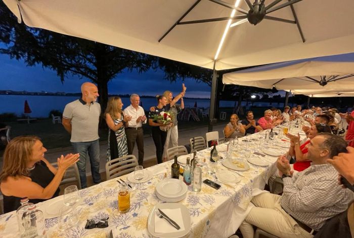 La cena di remi e pagaie