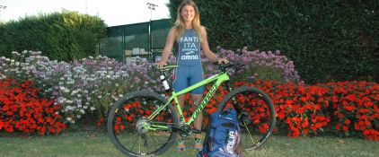 Francesca Fanti al mondiale giovanile di triathlon 