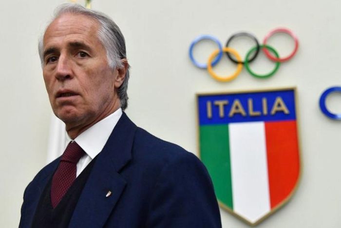 Giovanni Malagò in visita alla Cano