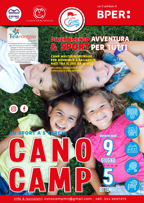 Torna il Cano Camp! Edizione 2025